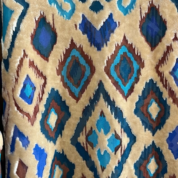 JOHNNY WAS | Bohemian Elegant Ikat Button Down Statement Retro Blouse | Size S - Picture 6 of 10